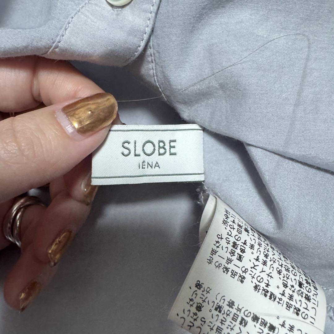 新品タグ付 SLOBE IENA スローブイエナ コットンシルクラッフルブラウス