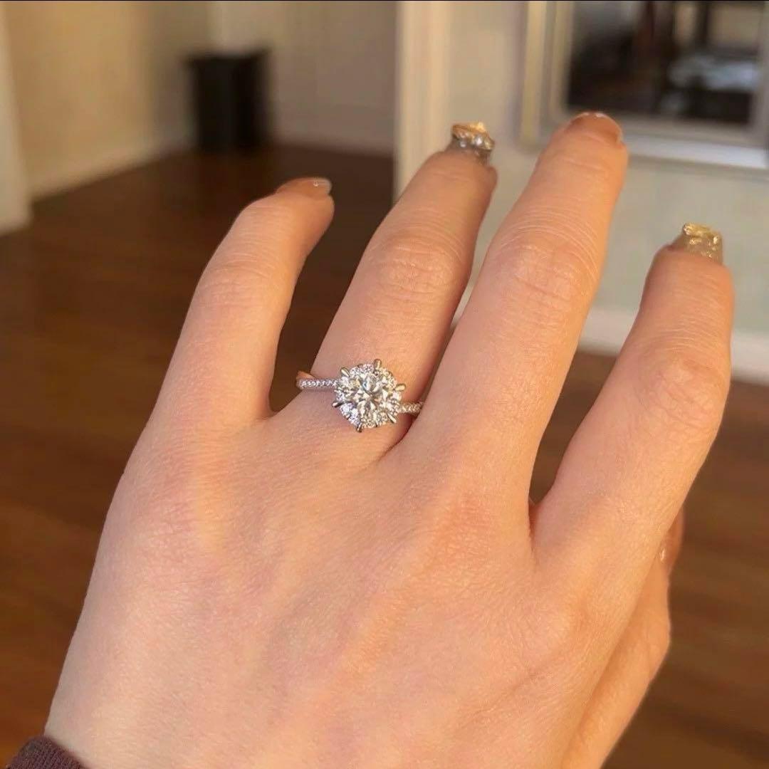 高品質】 ✨六芒星✨モアサナイト ダイヤモンドpt950 D1.00ct - メルカリ