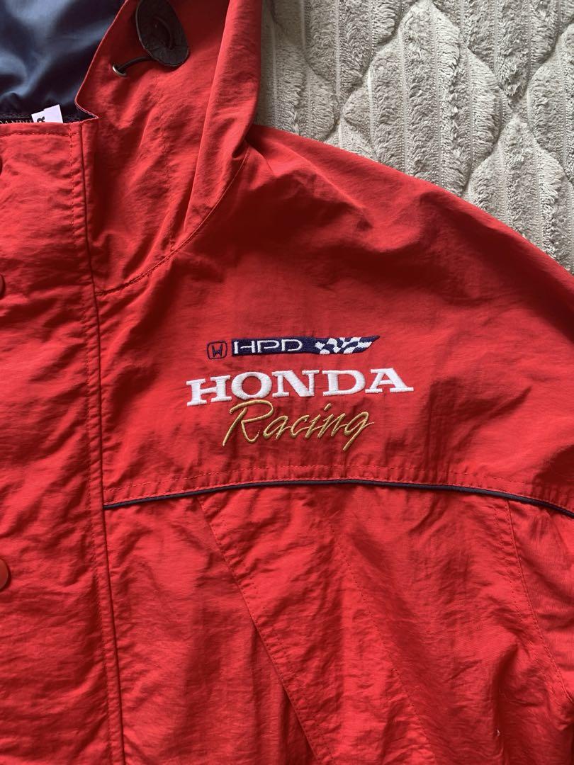 HONDAレーシング ナイロン協賛ジャケット レッド 記念 サイズL相当