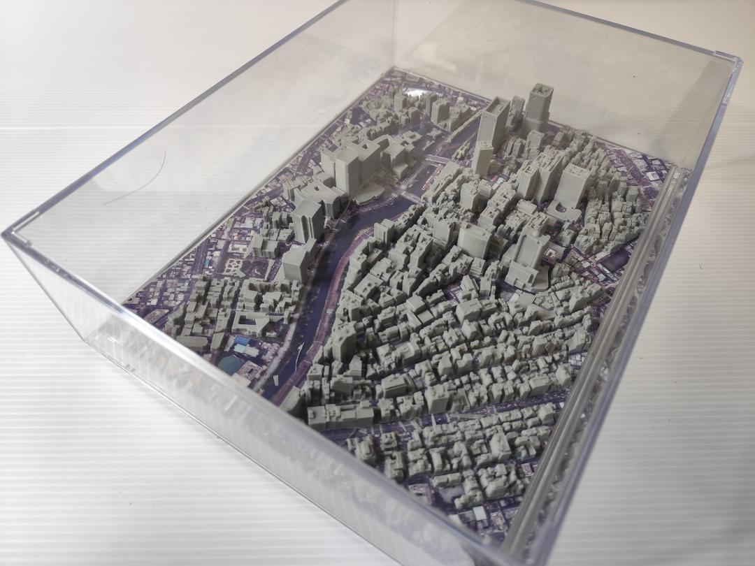 御茶ノ水駅周辺　３D都市データを活用した都市模型　(組み立てキット)