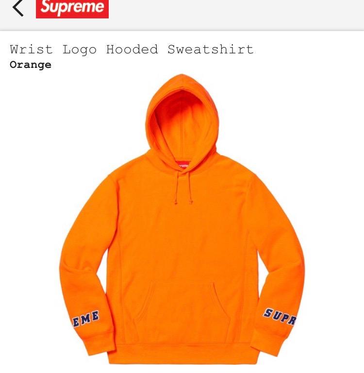 発売開始 Supreme Sweatshirt Hooded Logo Wrist パーカー 発売開始 Supreme Sweatshirt Hooded Logo Wrist パーカー