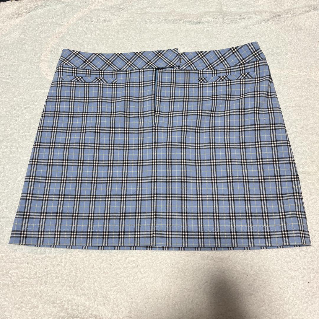 BURBERRY BLUE LABEL ノバチェック アシンメトリー スカート