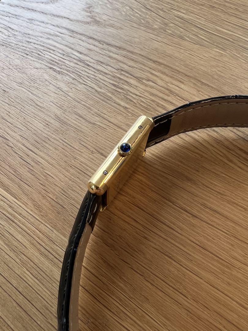 【難あり不動品】Cartier カルティエ　マストタンクLM 手巻き時計