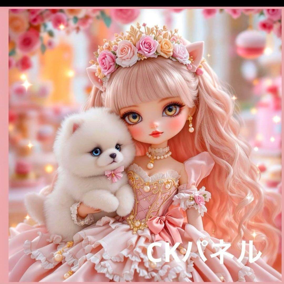 く日はお得♪ 激レア女の子とポメラニアンパネル生地 ハンドメイド - メルカリ トートバッグ