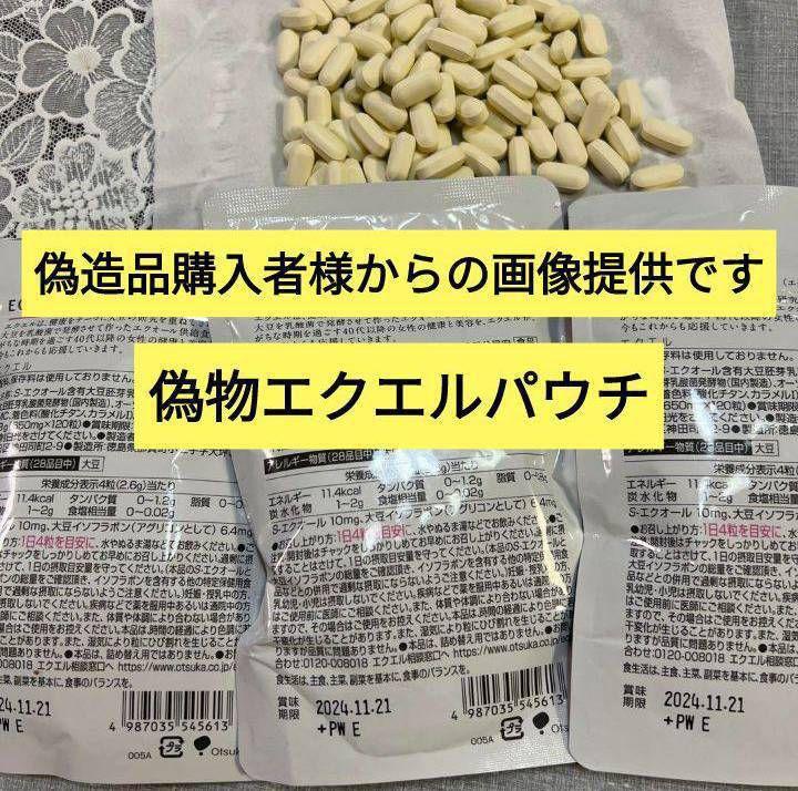 ＜ メルカリ便・追跡・補償有り ＞ 正規品  大塚製薬  エクエル パウチ １袋