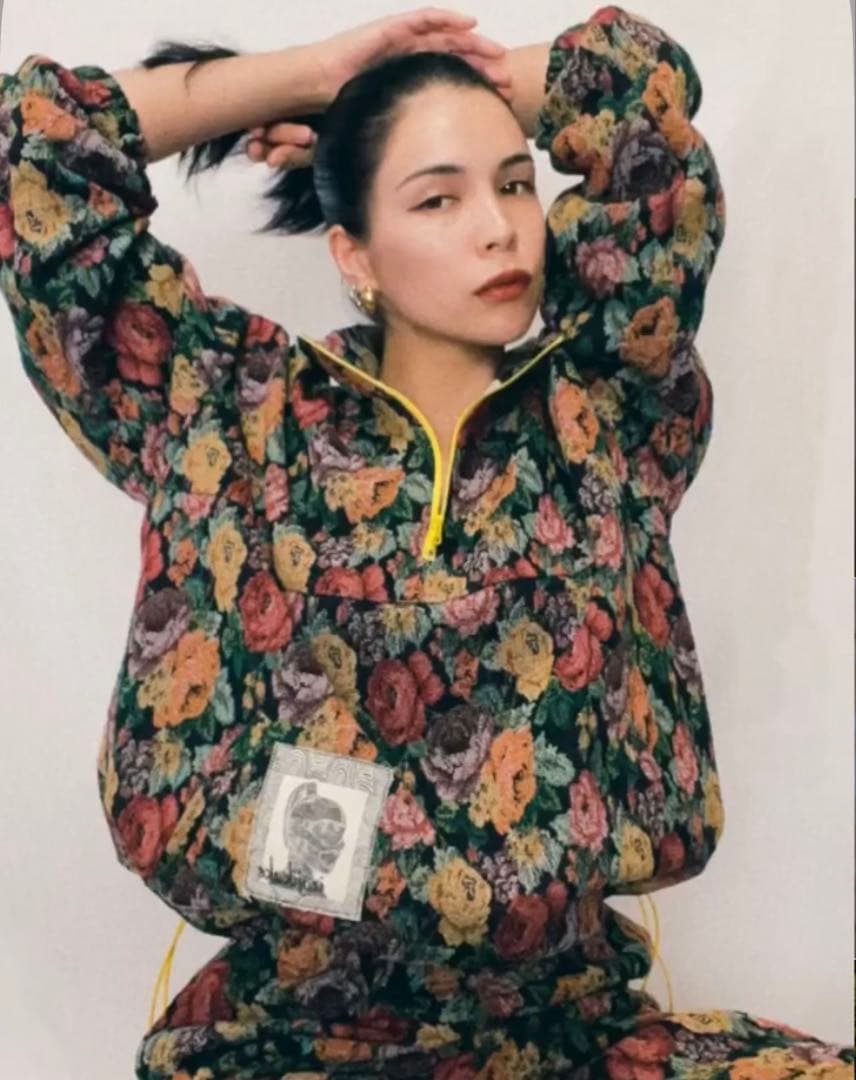 安達祐実着イロジカケirojikake プルオーバーブルゾン　ジャケット