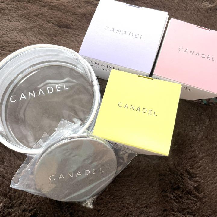 福袋安いいね半額ストア CANADEL カナデル 3種セットとポーチ、ミラー パック・フェイスマスク