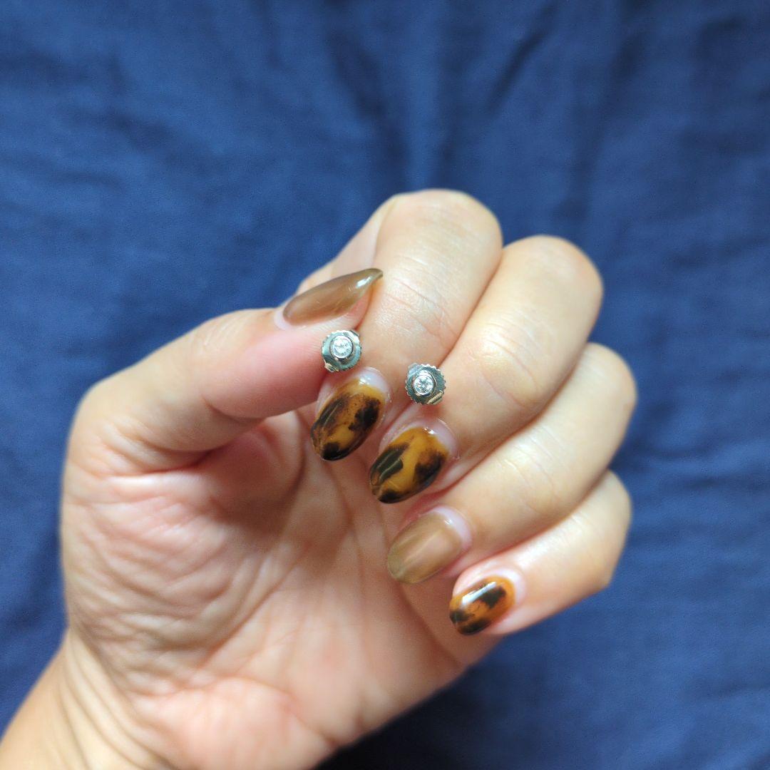 ティファニー バイザヤードピアス 0.1ct pt950アクセサリー