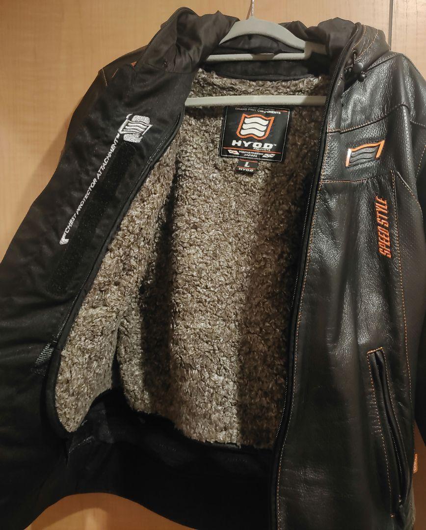 美品 hyod ST-X サイクリンググローブ
 LEATHER ARMET D3O HSL521D L