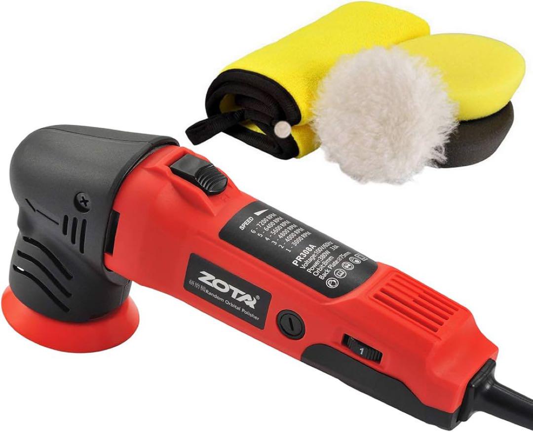 【新品未使用】ZOTAミニポリッシャー　75mm小型 電動ポリッシャー 六段変速