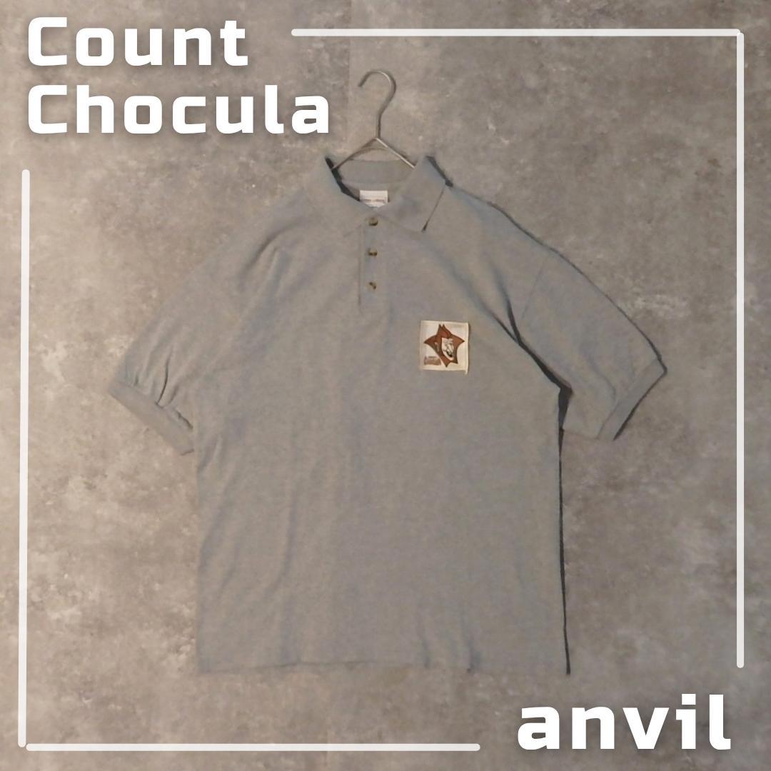 【激レア90s】Count Chocula 刺繍パッチTシャツ anvil製