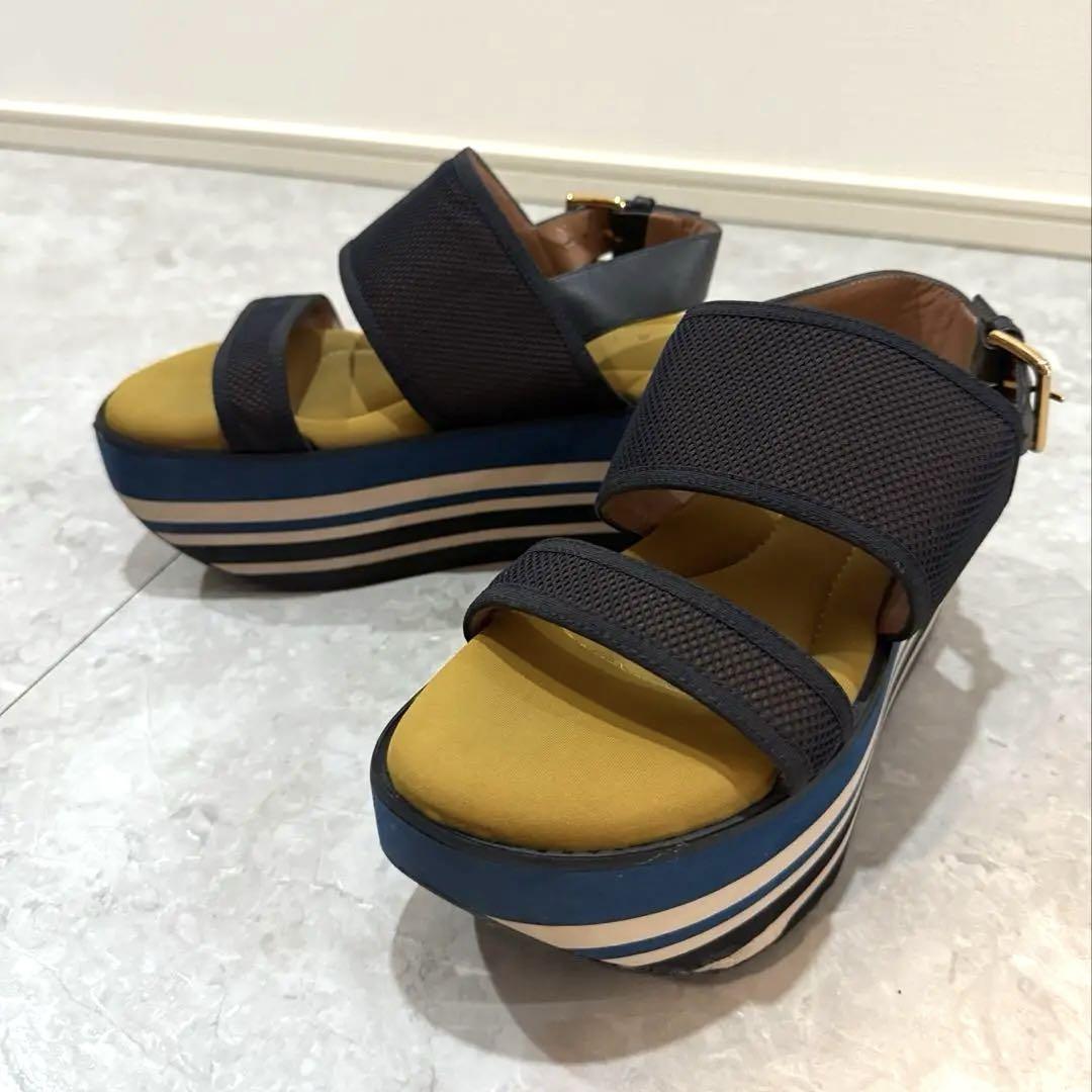 MARNIマルニ プラットフォーム サンダル 37 - メルカリ