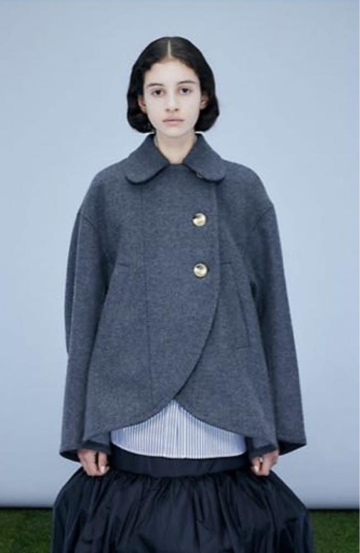 ENFOLD 23AW ラウンドヘムコート　38
