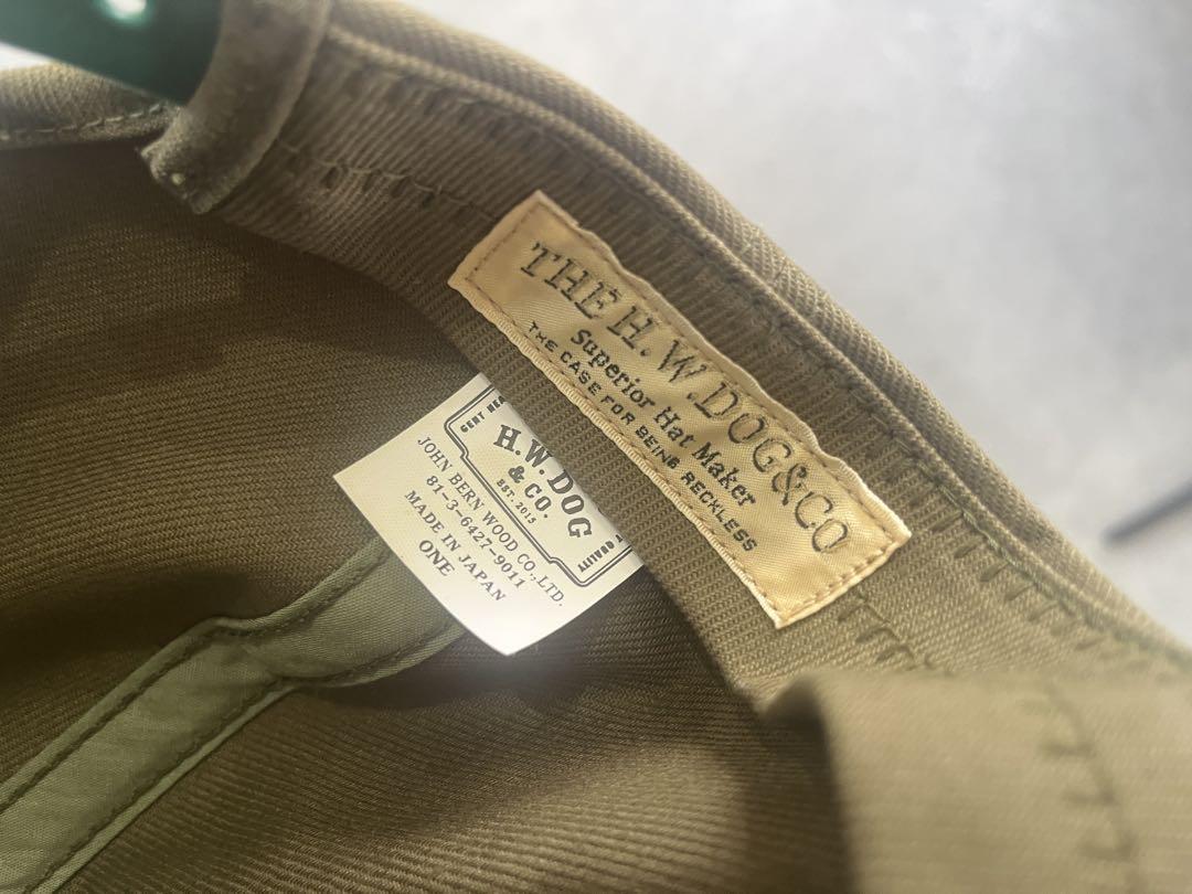 HW DOG & CO. ワークキャップ オリーブ