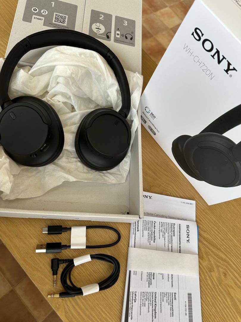 SONY WH-CH720N ブラック ワイヤレスヘッドホン　新品