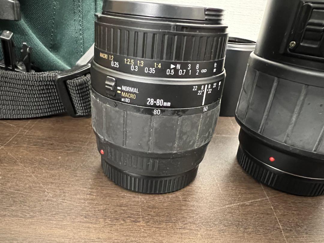 ミノルタα303Si　レンズ×2　28-80mm　70-300mm ミノルタα303Si レンズ×2 28-80mm 70-300mm - メルカリ