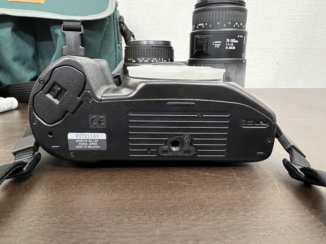 ミノルタα303Si　レンズ×2　28-80mm　70-300mm ミノルタα303Si レンズ×2 28-80mm 70-300mm - メルカリ