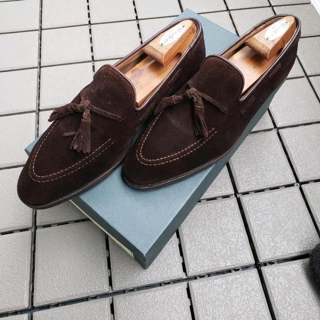 正規激安 CROCKETT&JONES クロケット&ジョーンズ ALDERNEY - モカシン 割引クーポンセール クロケットアンドジョーンズ BEAMS F別注 ALDERNEY サイズ5E ドレス/ビジネス