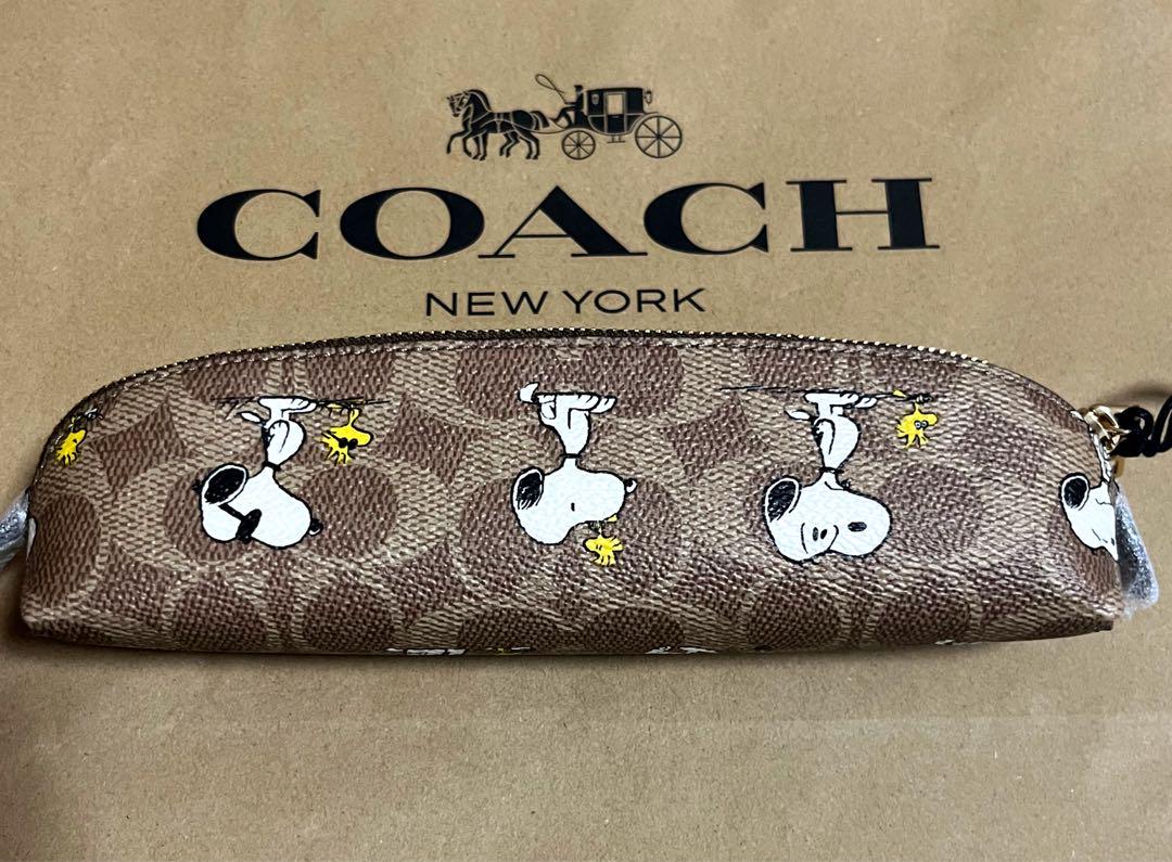 新品未使用】COACH×スヌーピー コラボペンケース 正規品 - メルカリ