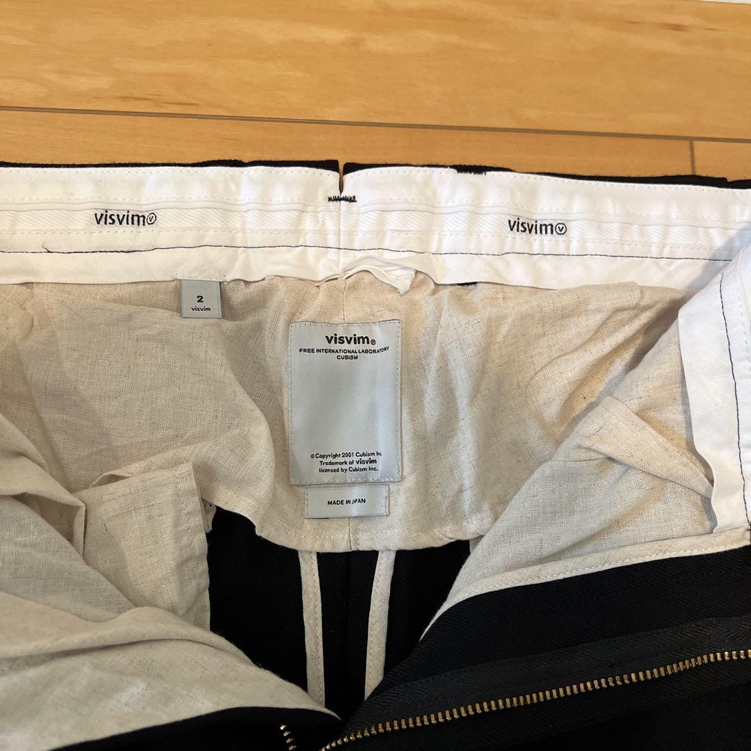 [美品]VISVIM HIGH WATER SLACKS ビズビム スラックス黒 visvim ビズビム HIGH-WATER SLACKS スラックス M - メルカリ