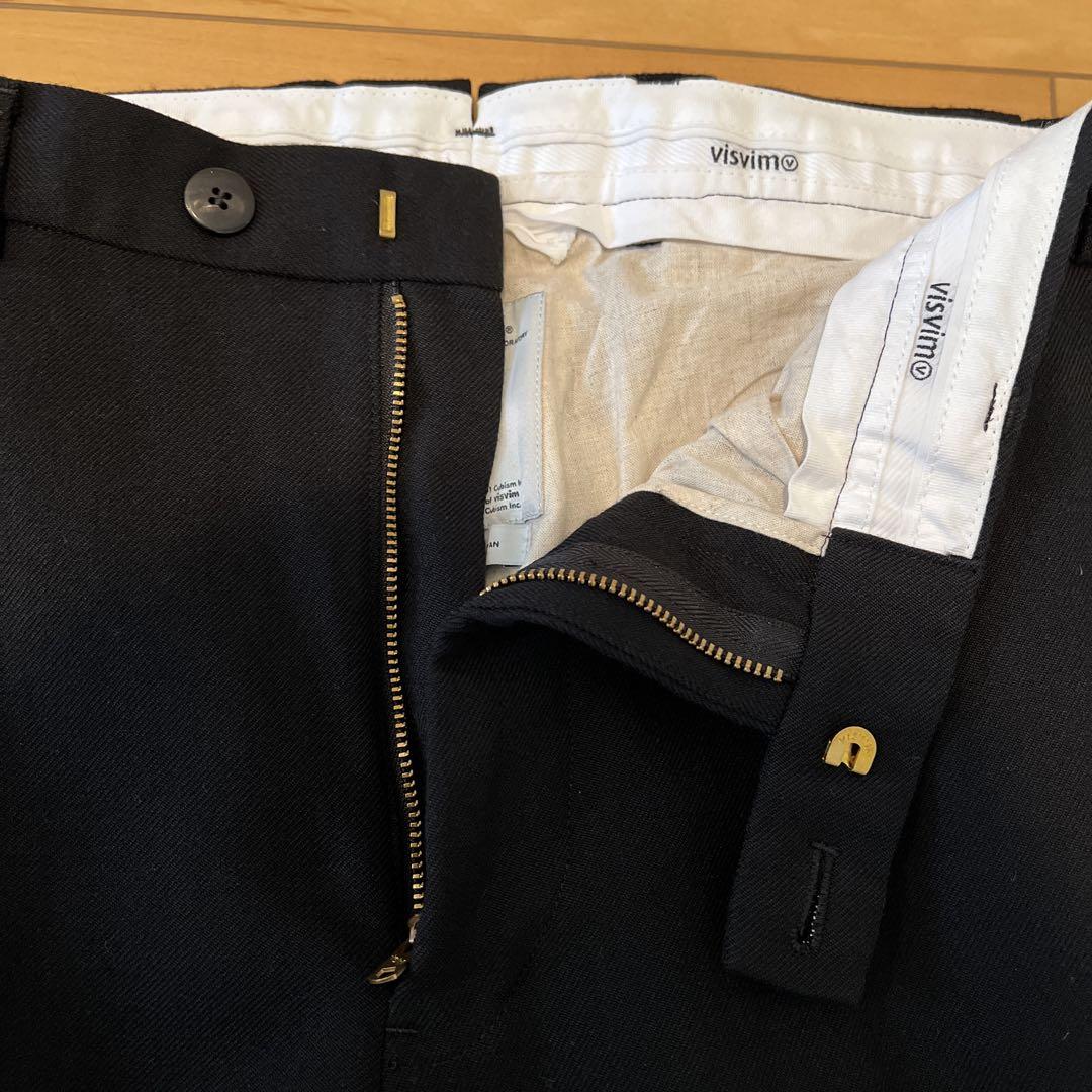 visvim HIGH WATER スラックス  ピンストライプ　1 Yahoo!オークション -「visvim high water slacks」の落札相場