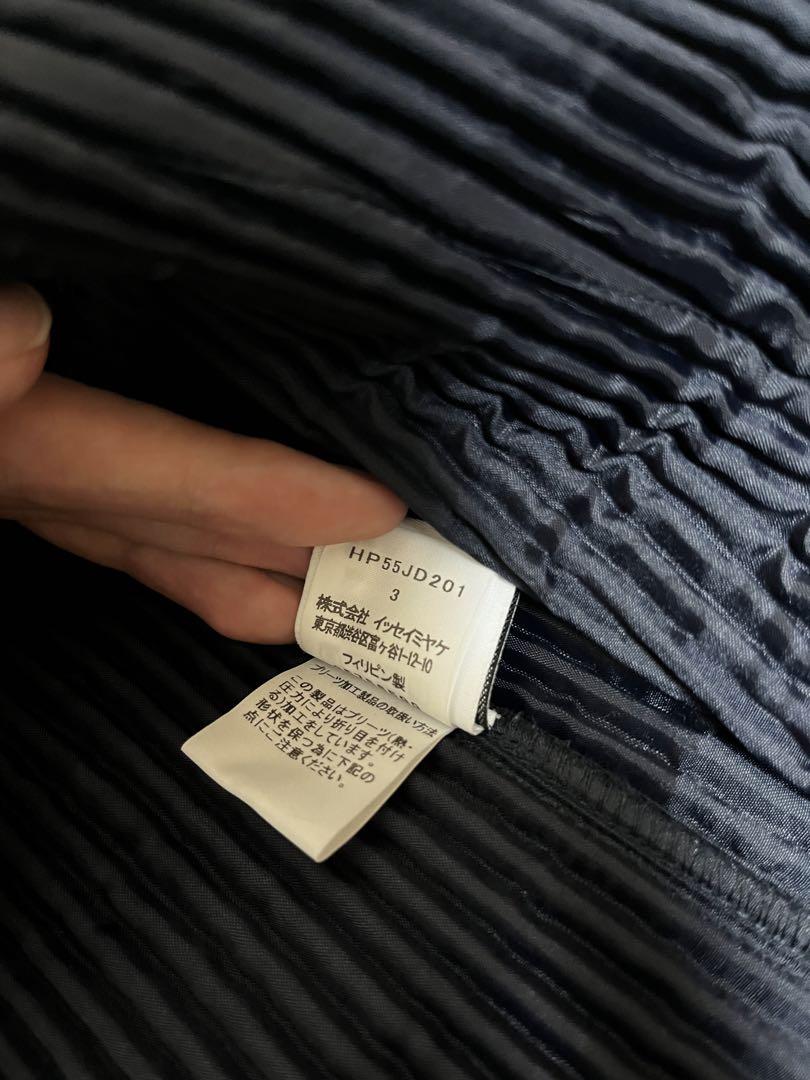HOMME PLISSE ISSEY MIYAKE ジャケット ネイビー