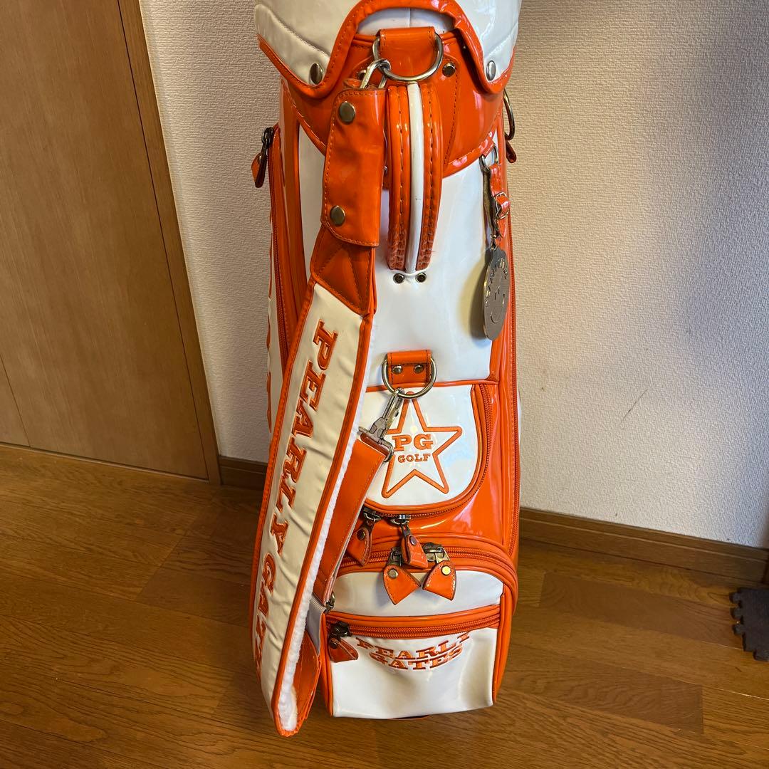 パーリーゲイツ キャディバッグ オレンジ パーリーゲイツ キャディバッグ オレンジ