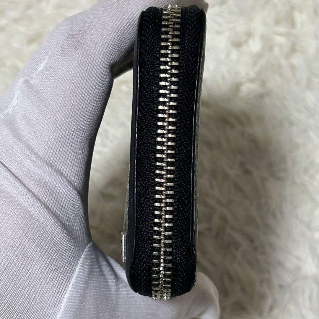 ポーター ワンダー L字ファスナー 長財布 迷彩 黒 レザー 小銭