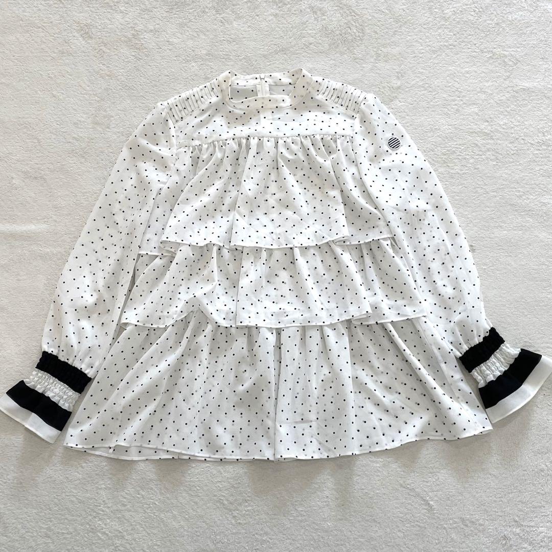 最安価格 BALCONY at BORDERS DOTS 石原さとみさん着用 BLOUSE トップス