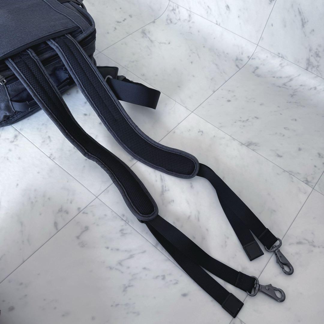 【美品】TUMI トゥミ ビジネスバッグ 3way  グレー A4 2層