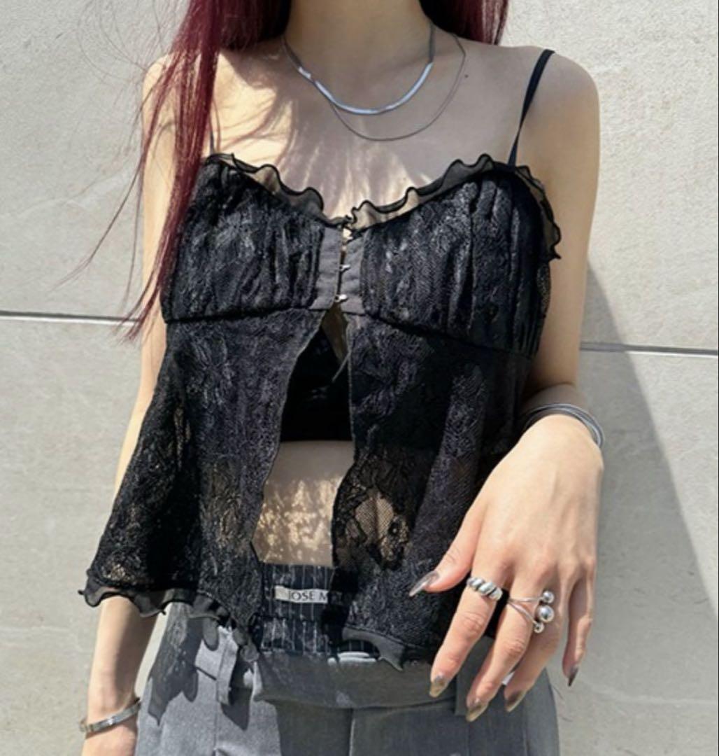 JOSE MOON LACE BUSTIER CAMISOLE