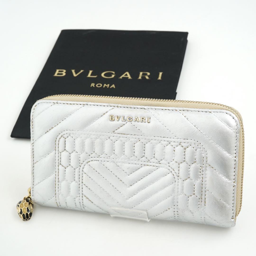✨極美品✨　BVLGARI 長財布　セルペンティ　ラウンドファスナー　スネーク