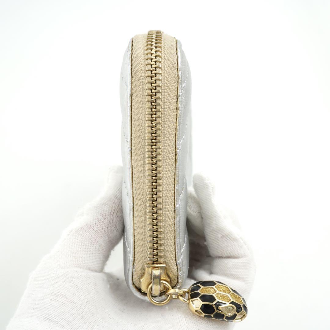✨極美品✨　BVLGARI 長財布　セルペンティ　ラウンドファスナー　スネーク