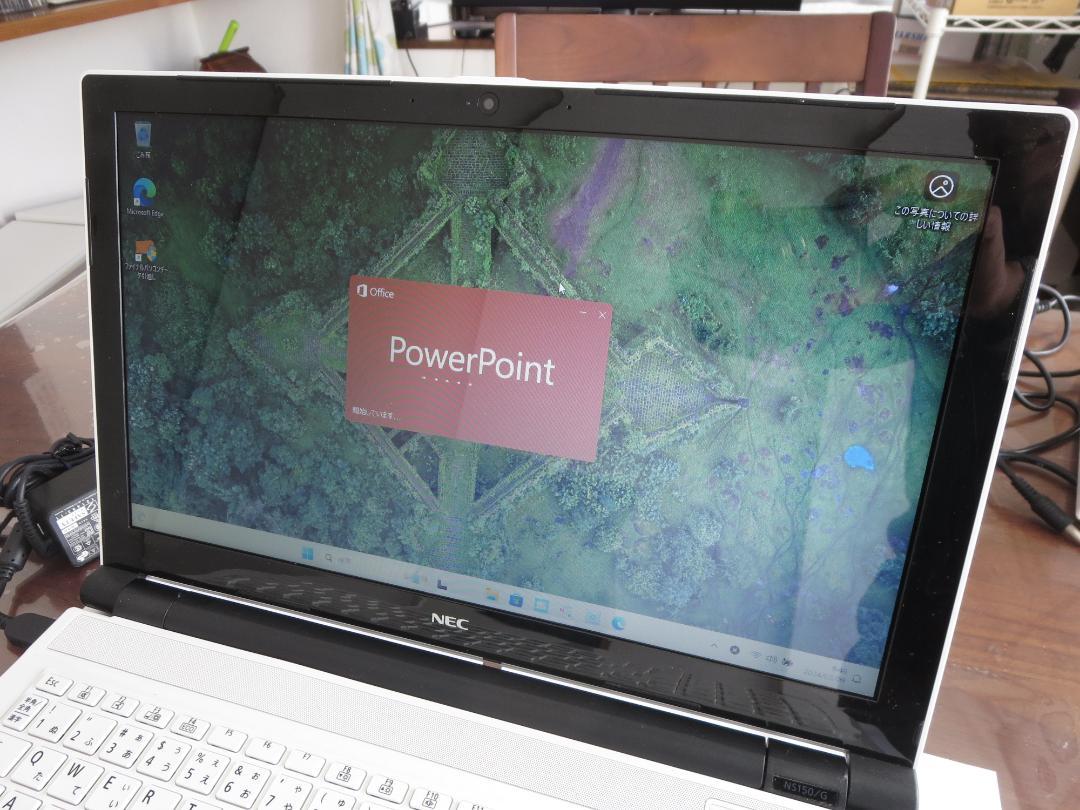 NEC LaVie NS150/G 4G/500GB/Win11/Office Windowsノート本体
