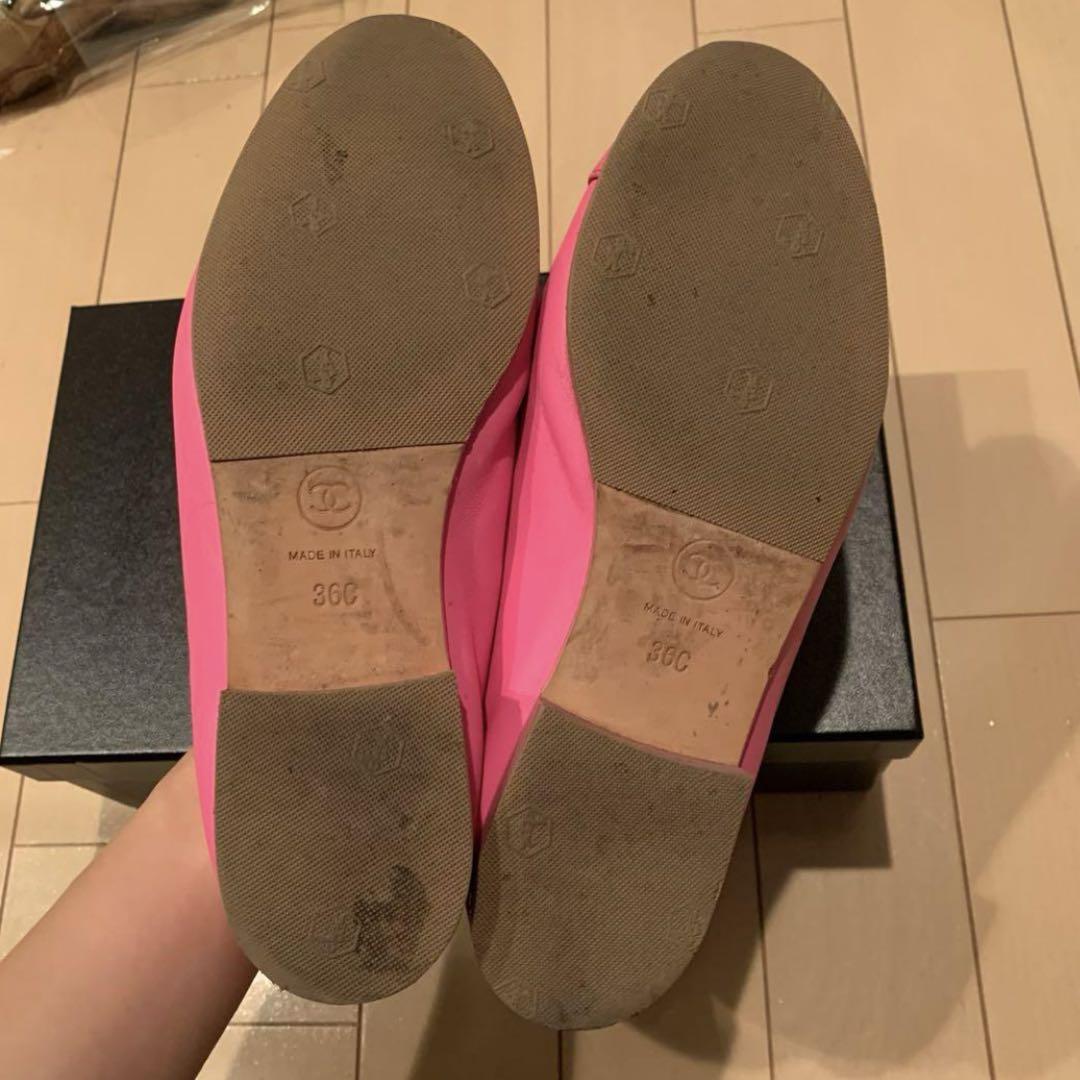 【パールが上品☆可愛いピンク】★CHANEL★バレエシューズ ピンク系 CHANEL(シャネル) バレエシューズ(レディース) - 海外