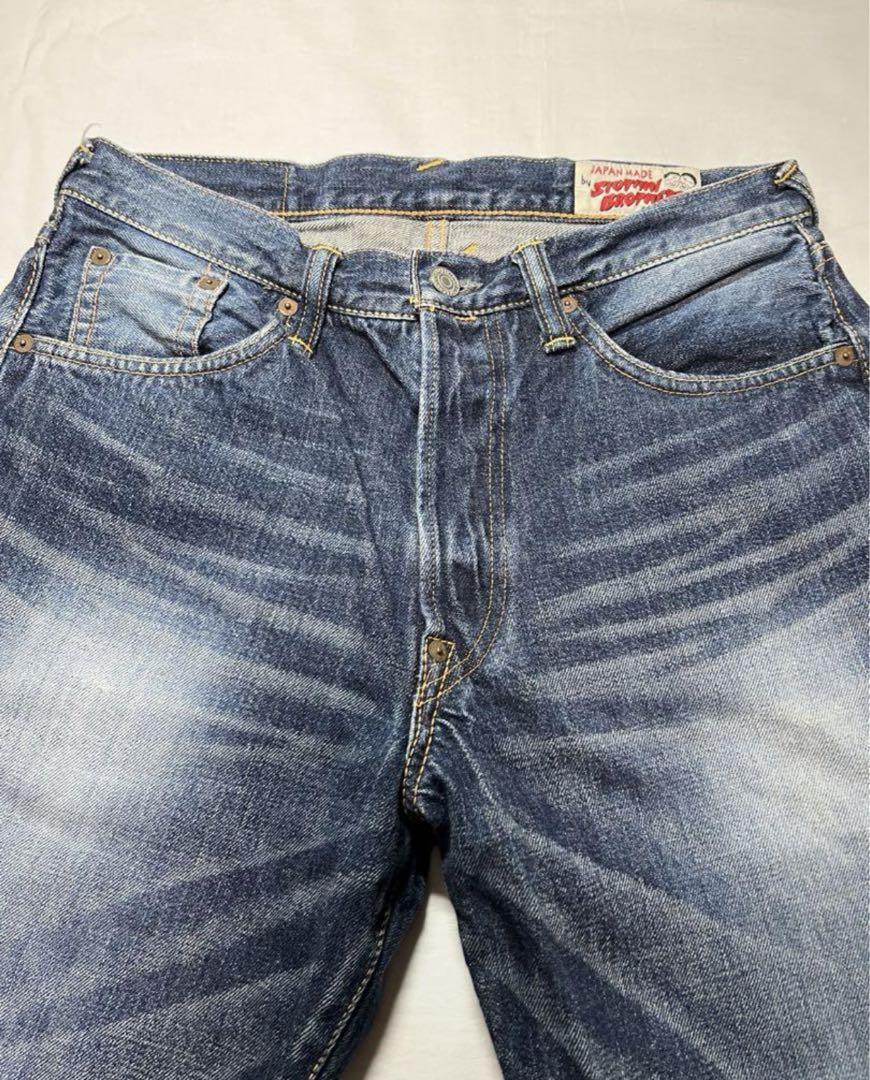 EVISU 塩谷ブラザーズ 30 白大黒 ビックカモメ ショーツ 赤耳