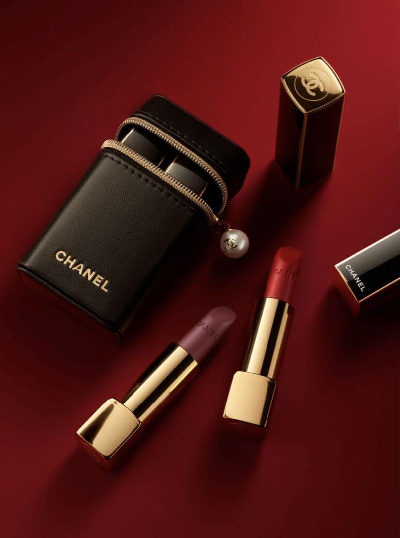 CHANEL ROUGE ALLURE VELVET シャネル リップケース付