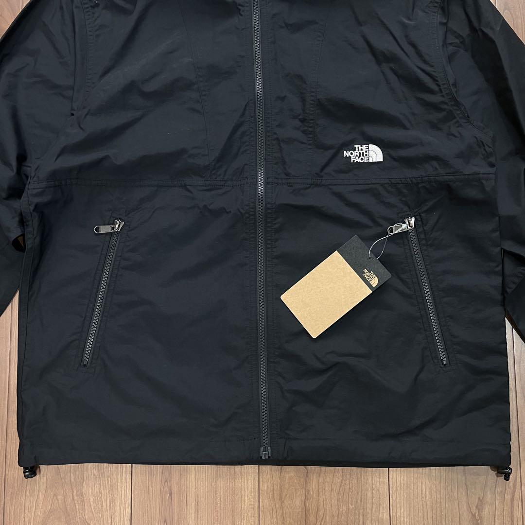 新品 ノースフェイス NP72230 コンパクトジャケット K/ブラック L