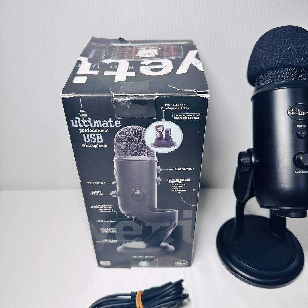 YETI USBコンデンサーマイクLogicool G Blue BM400BK