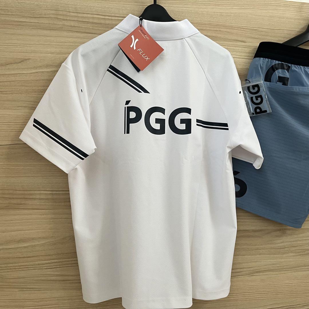 【新品未使用】 PGG ポロシャツ パーリーゲイツ 新品☆57,200円 パーリーゲイツ PGG ポロシャツ＆パンツ