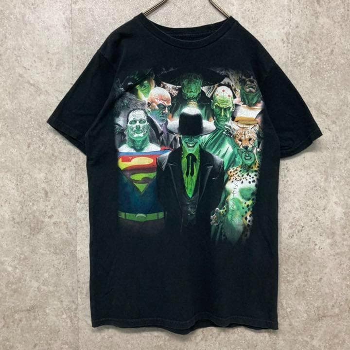 レア《DCコミックス》ヴィランズオールスターズ Tシャツ/メンズM