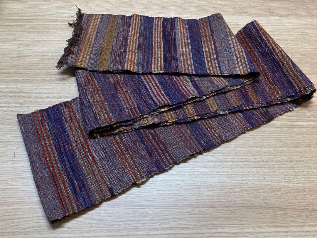 Os246 裂織　半巾帯