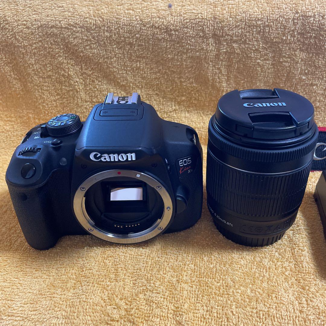 大得価2022 綺麗なCanon EOS KISS X7i EF-S18-55mm N026a-m30601995884 新品豊富な
