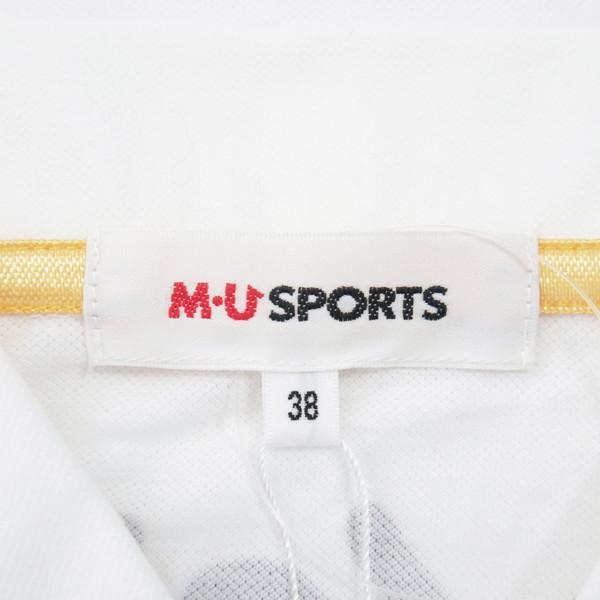 新品 MU SPORTS ポロシャツ 38 LCS1591 S ゴルフウェア