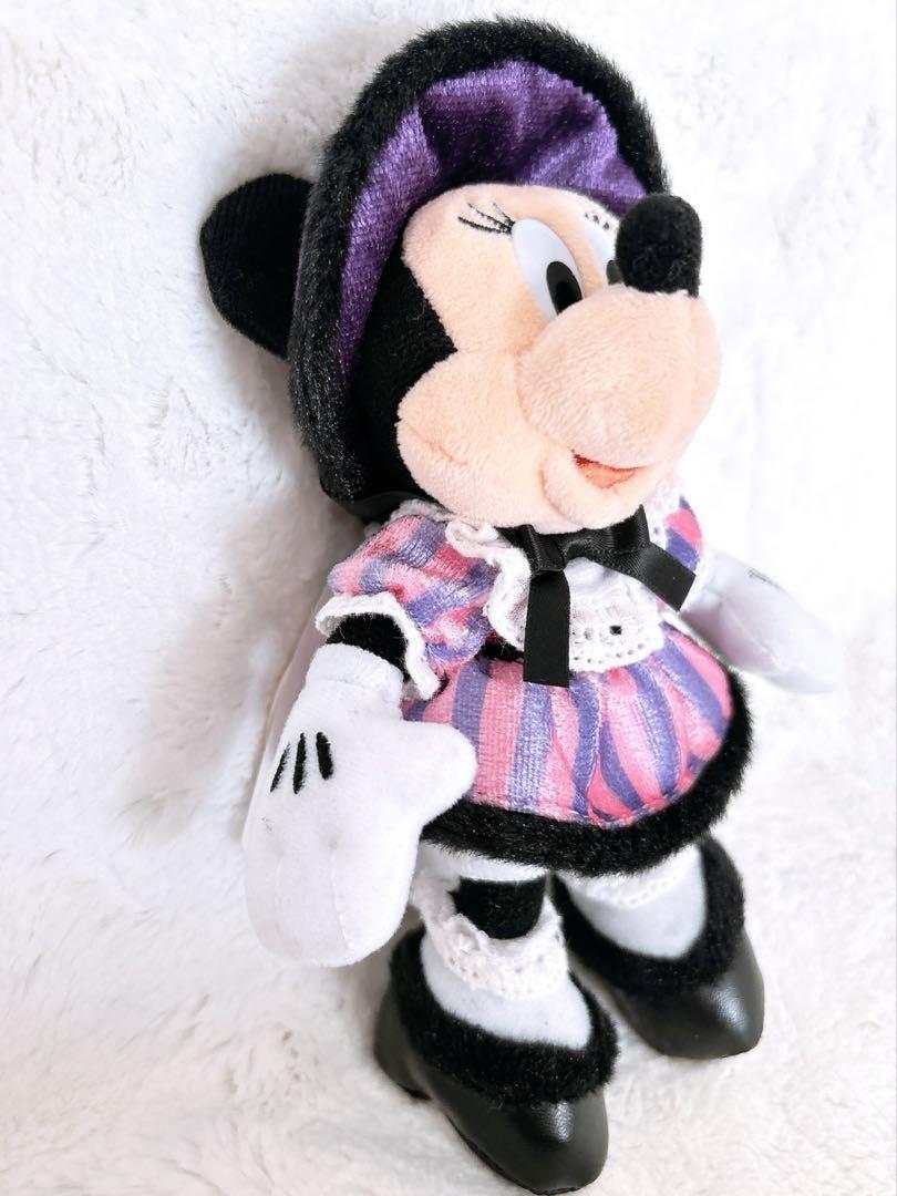 タグ付新品　2022 ディズニーハロウィン　ぬいぐるみバッジ　ミッキー　ミニー
