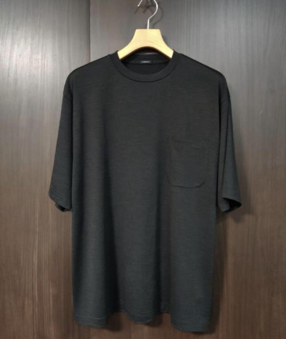 comoli サマーウール天竺Tシャツ 4 V01-05007