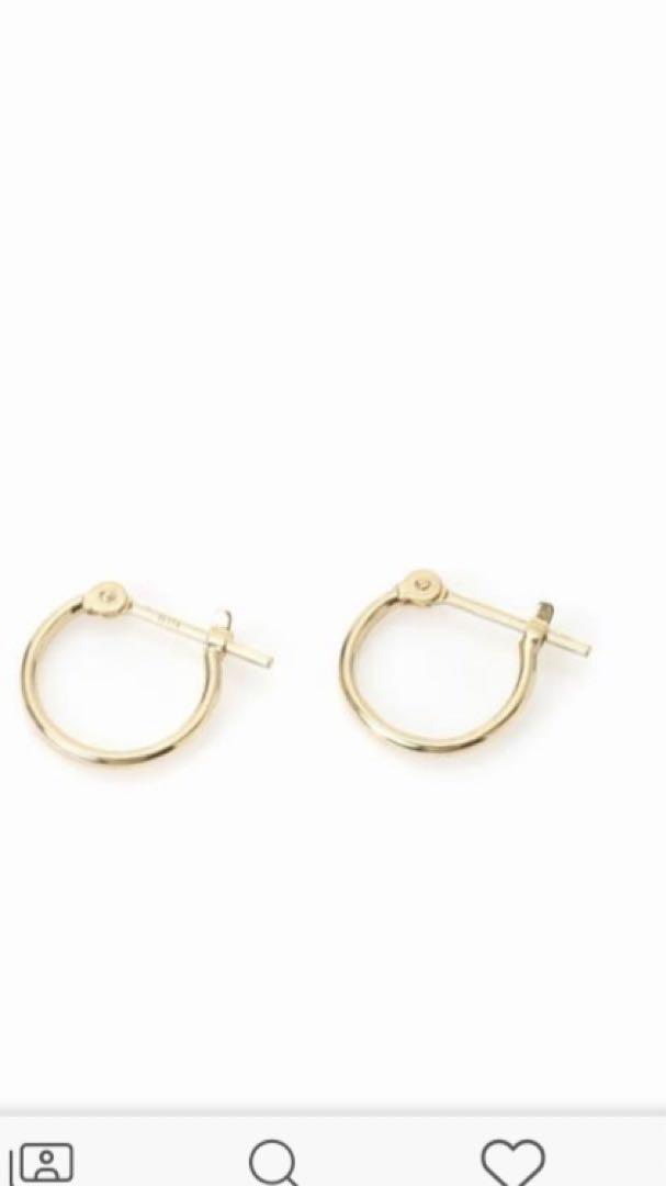 SLOBE IENA フープピアス K10 ピアス - メルカリ