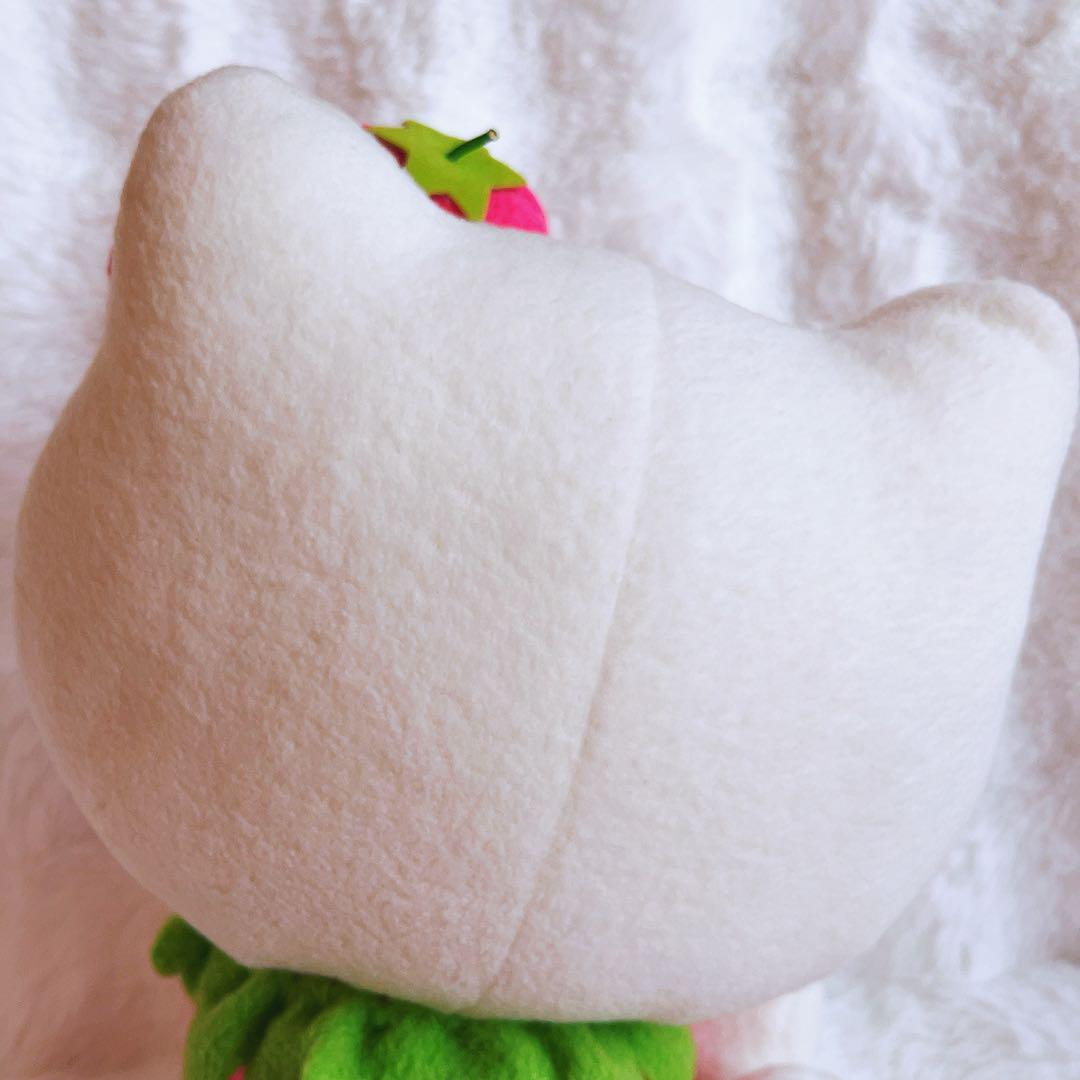 希少レア ハローキティ いちごぬいぐるみ イチゴ 平成レトロ BIG