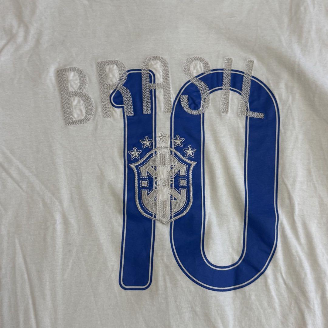【希少レア】90s Nike Brasil Tee shirt No.10