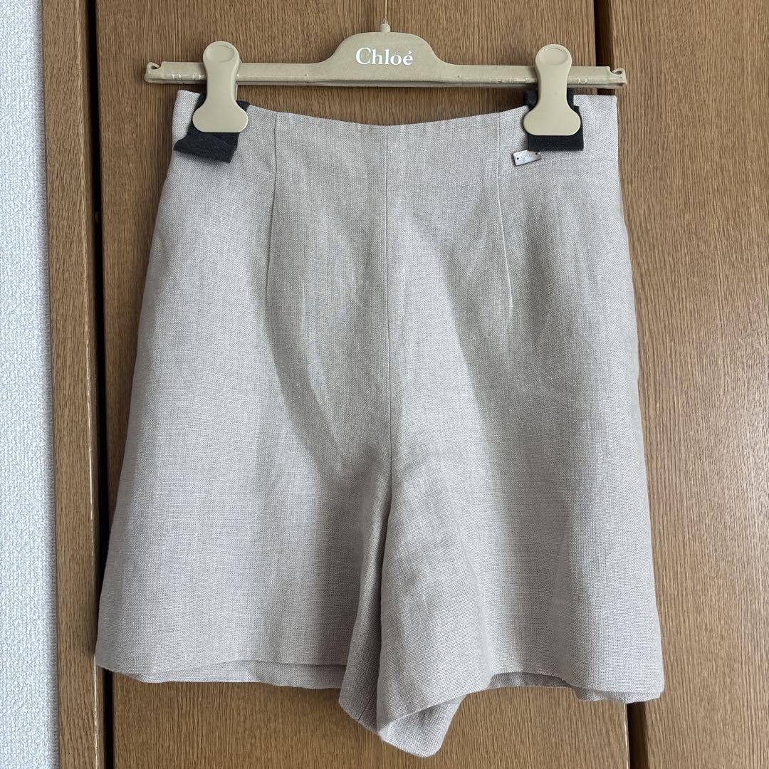 【まとめ買い】 美品 フォクシー メルカリ - サイズ38 リネンショートパンツ パンツ
